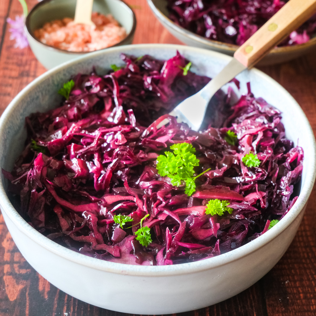 German Red Cabbage Salad