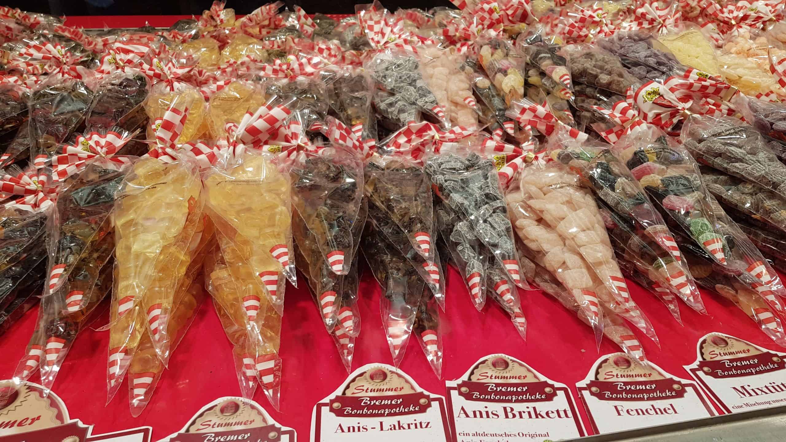 German Christmas Sweets at a German Christmas Market 