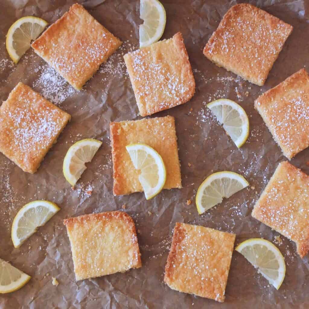 Easy Lemon Shortbread Bars