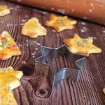 German butter cookies with cookie cutter