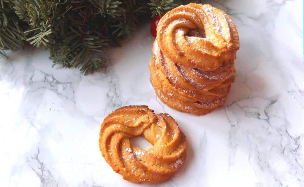 Stack of Marzipan Cookies