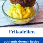 German Frikadellen Dipped in Mustard