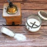 Vanilla Sugar in a jar and a spice pot