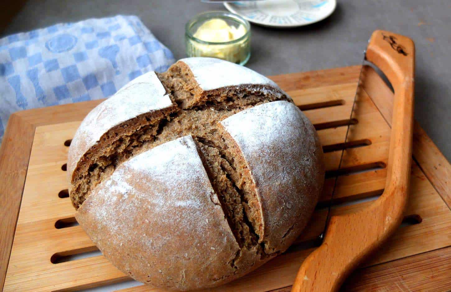 Easy German Rye Bread with Yeast (Roggenbrot) My Dinner