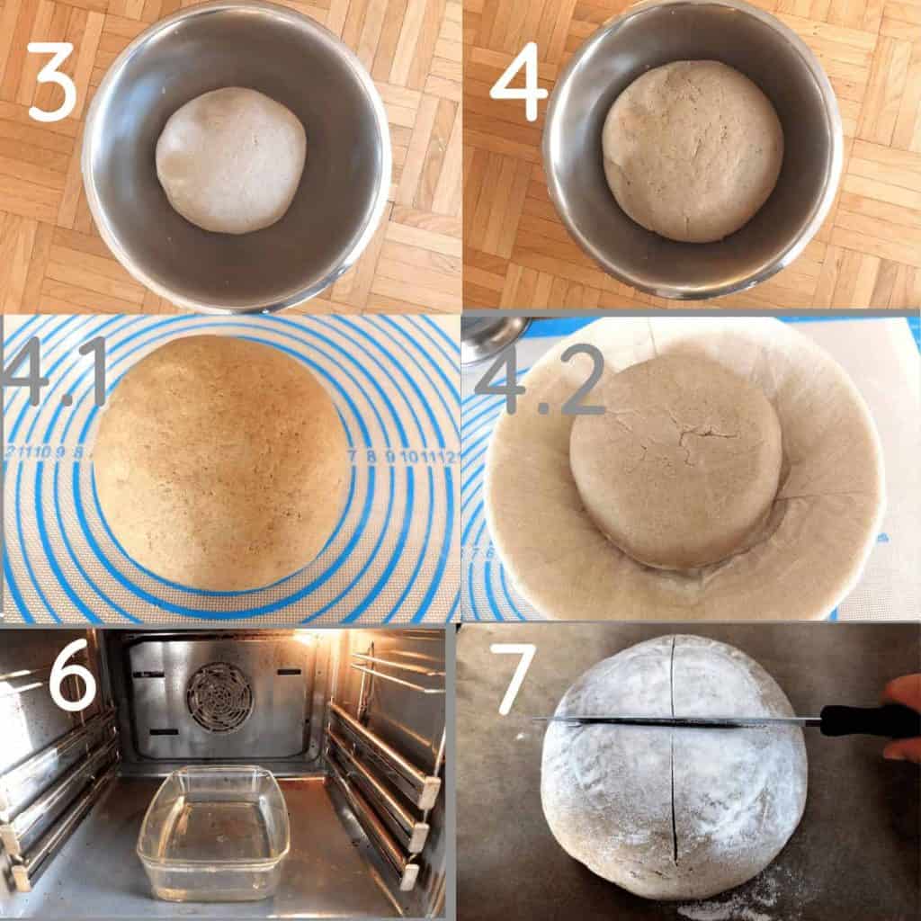 German Rye Bread Steps how to make