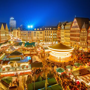 Frankfurt Christmas Market by night