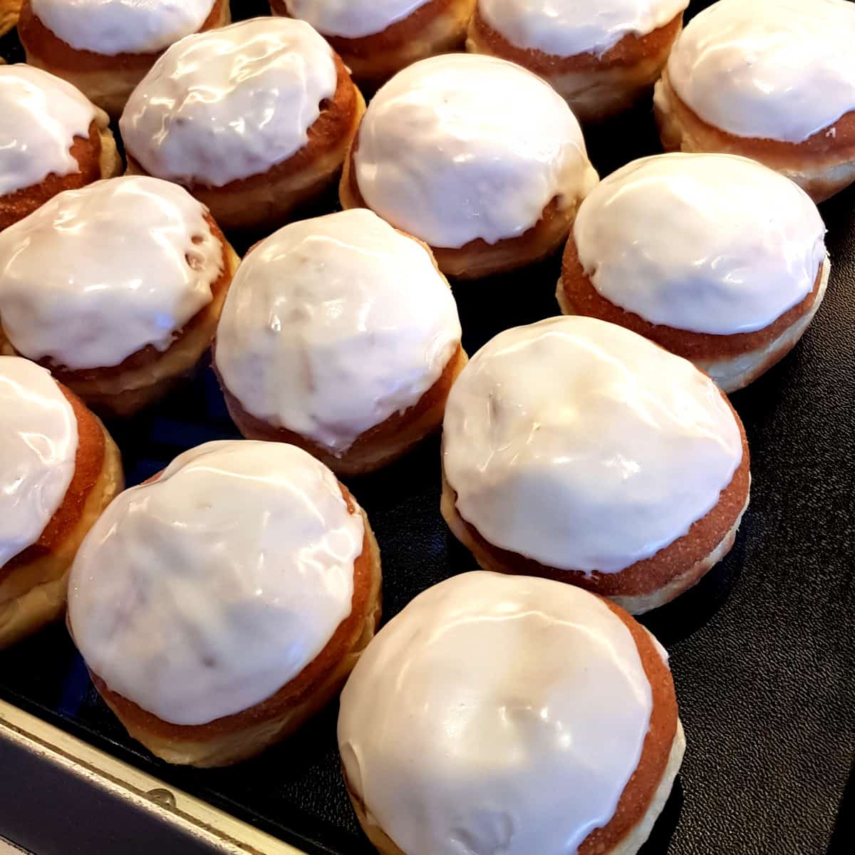 Berliner Donuts at a German Christas Market