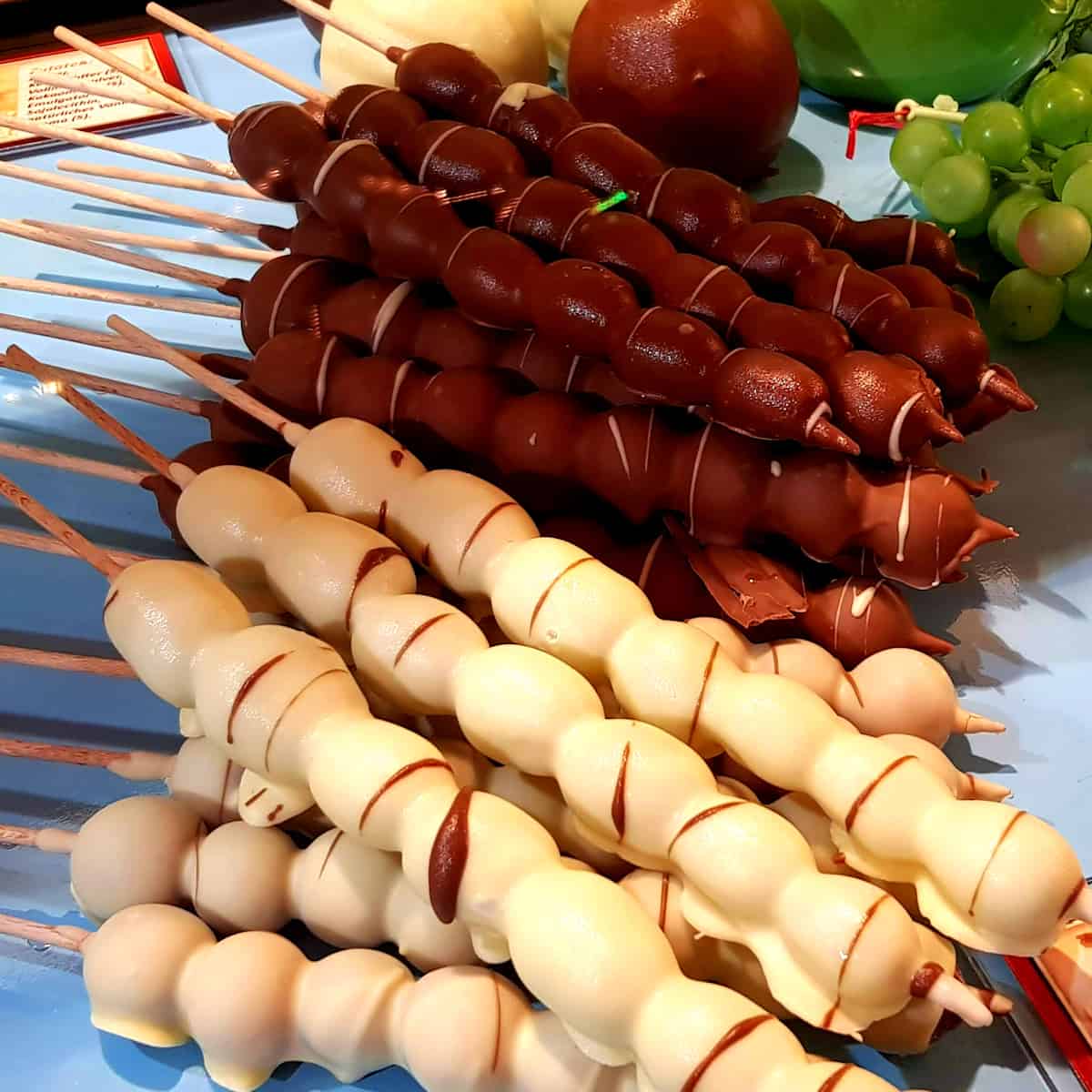 Chocolate Covered Fruits at a German Christmas Highlight
