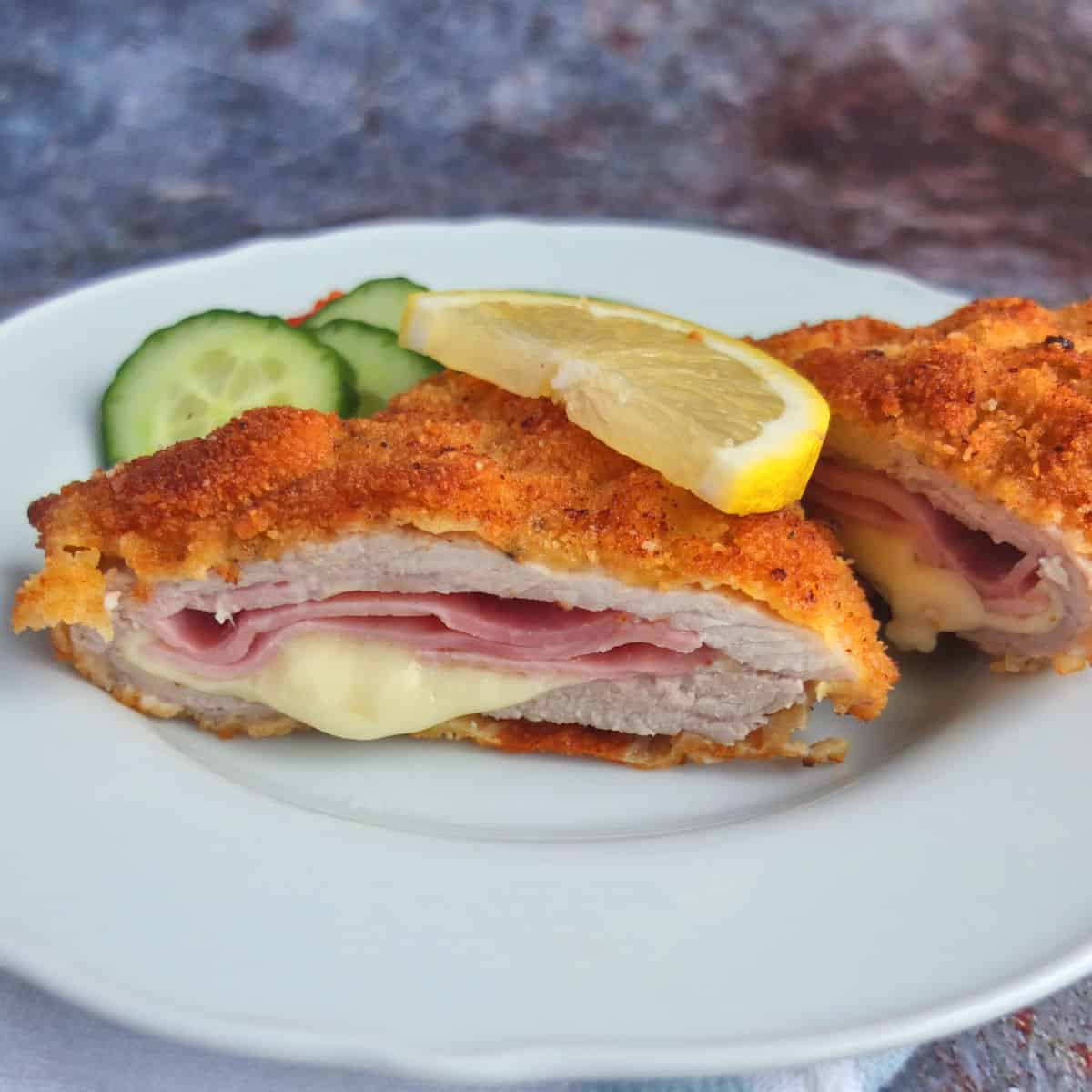 Classic Pork Cordon Bleu Schnitzel - My Dinner