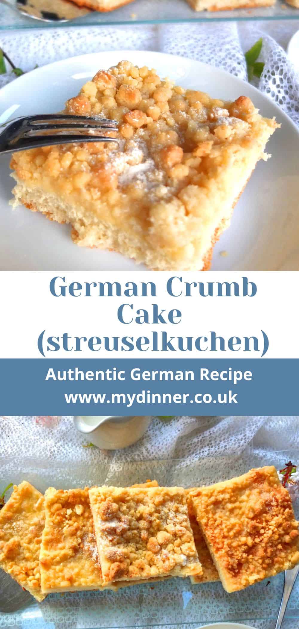 Moist Streuselkuchen (German Crumb Cake) - My Dinner