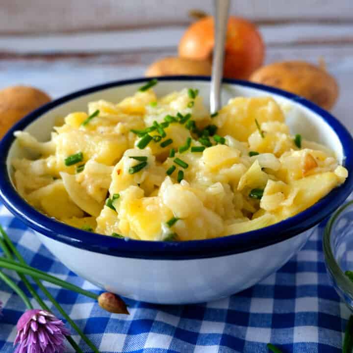 Authentic Northern German Potato Salad - My Dinner