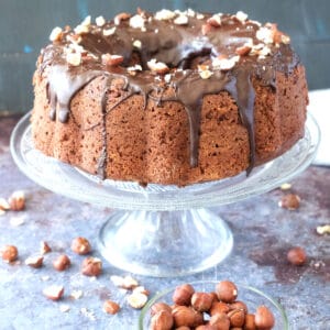 Chocolate nut cake.