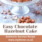 Chocolate Hazelnut Cake.
