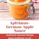 Apfelmus- German apple sauce
