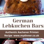 German Lebkuchen Bars