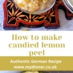 how to make candied lemon peel