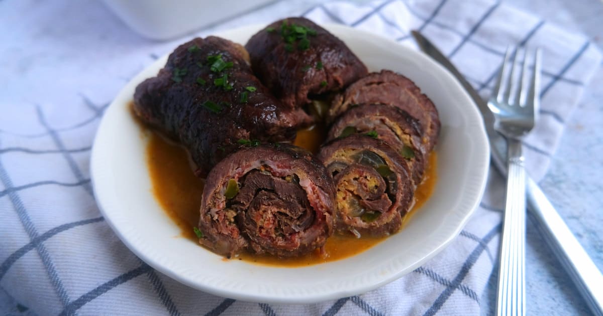 Traditional German Beef Rouladen (Rinderrouladen) - My Dinner