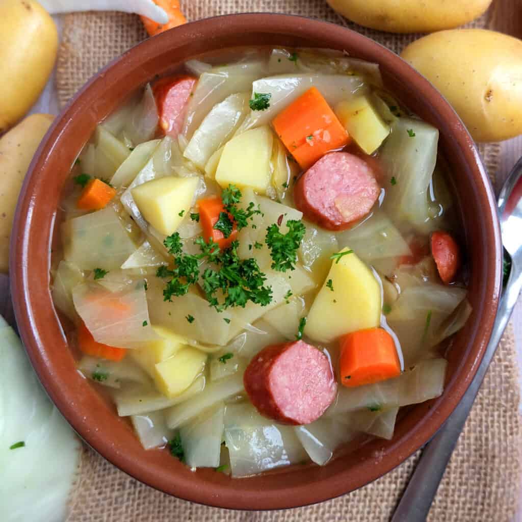 Homemade German Chicken Soup with noodles (Hühnersuppe) - My Dinner