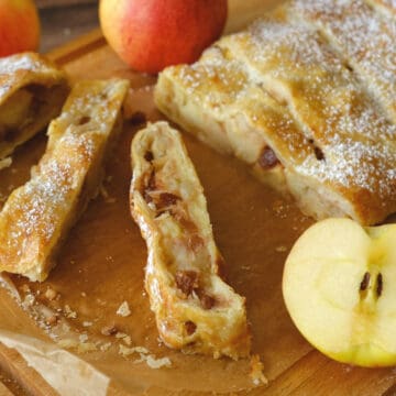 Apple Strudel puff pastry