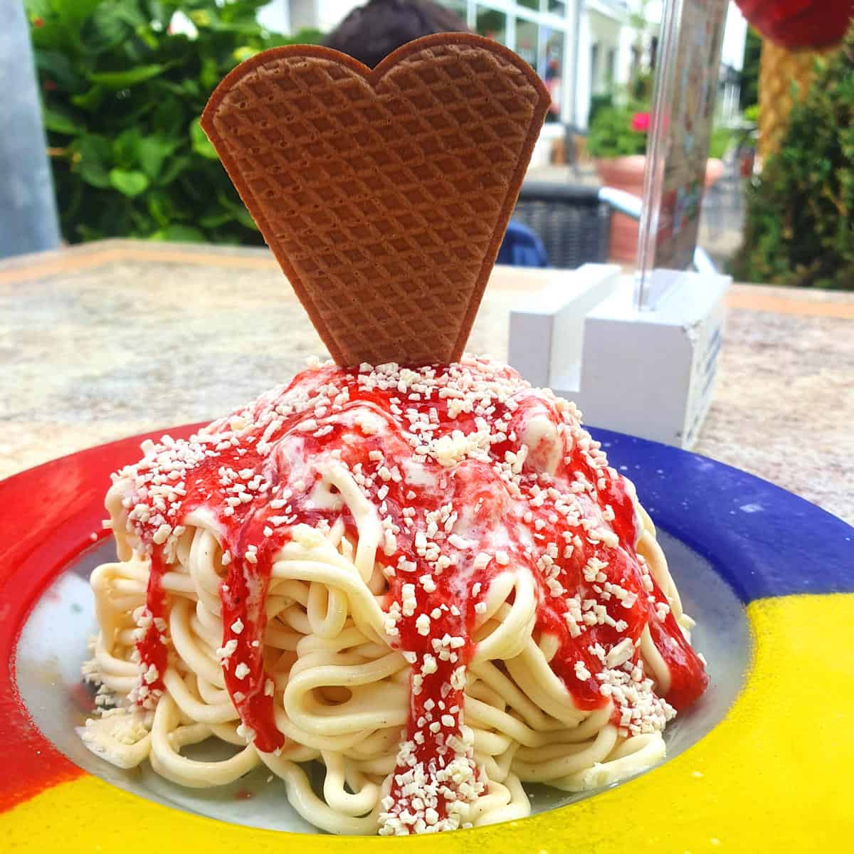 German Spaghetti Ice Cream
