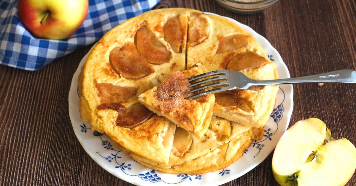 Fluffy Apfelpfannkuchen (authentic German apple pancakes) - Fulffy and ...