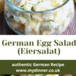 German Egg Salad Recipe Pin