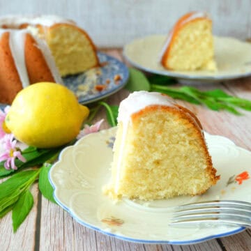 German Lemon Cake - Zitronenkuchen