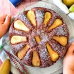 Chocolate Pear Cake.