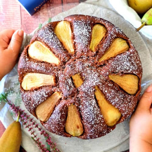 Chocolate Pear Cake.