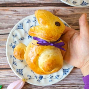 Bunny Buns made with yeast