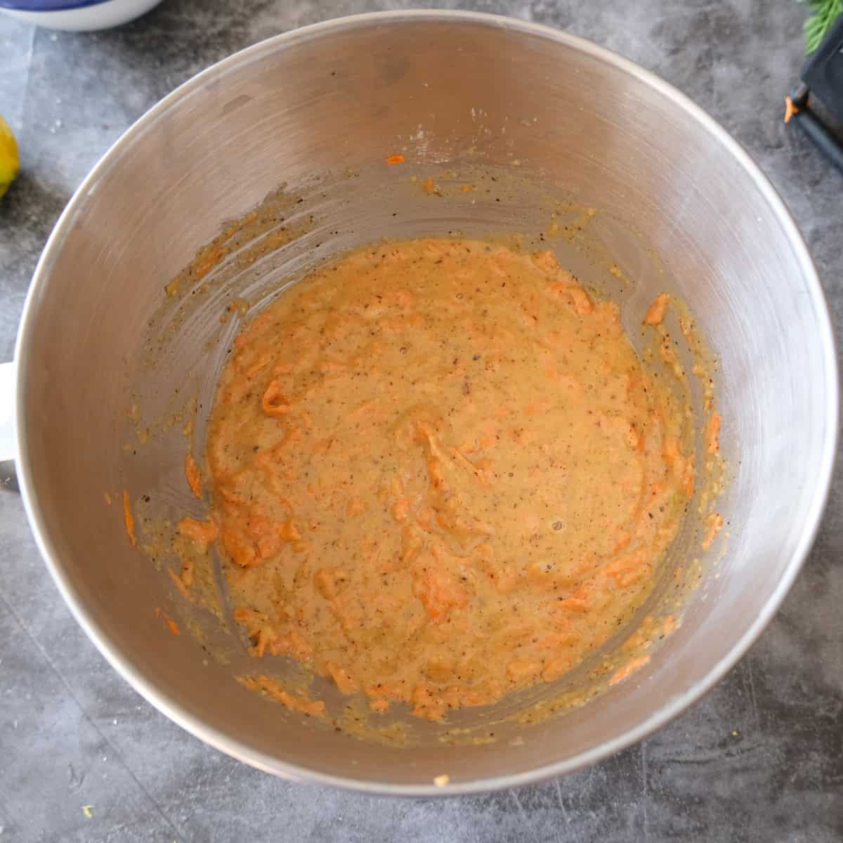 carrot cake batter