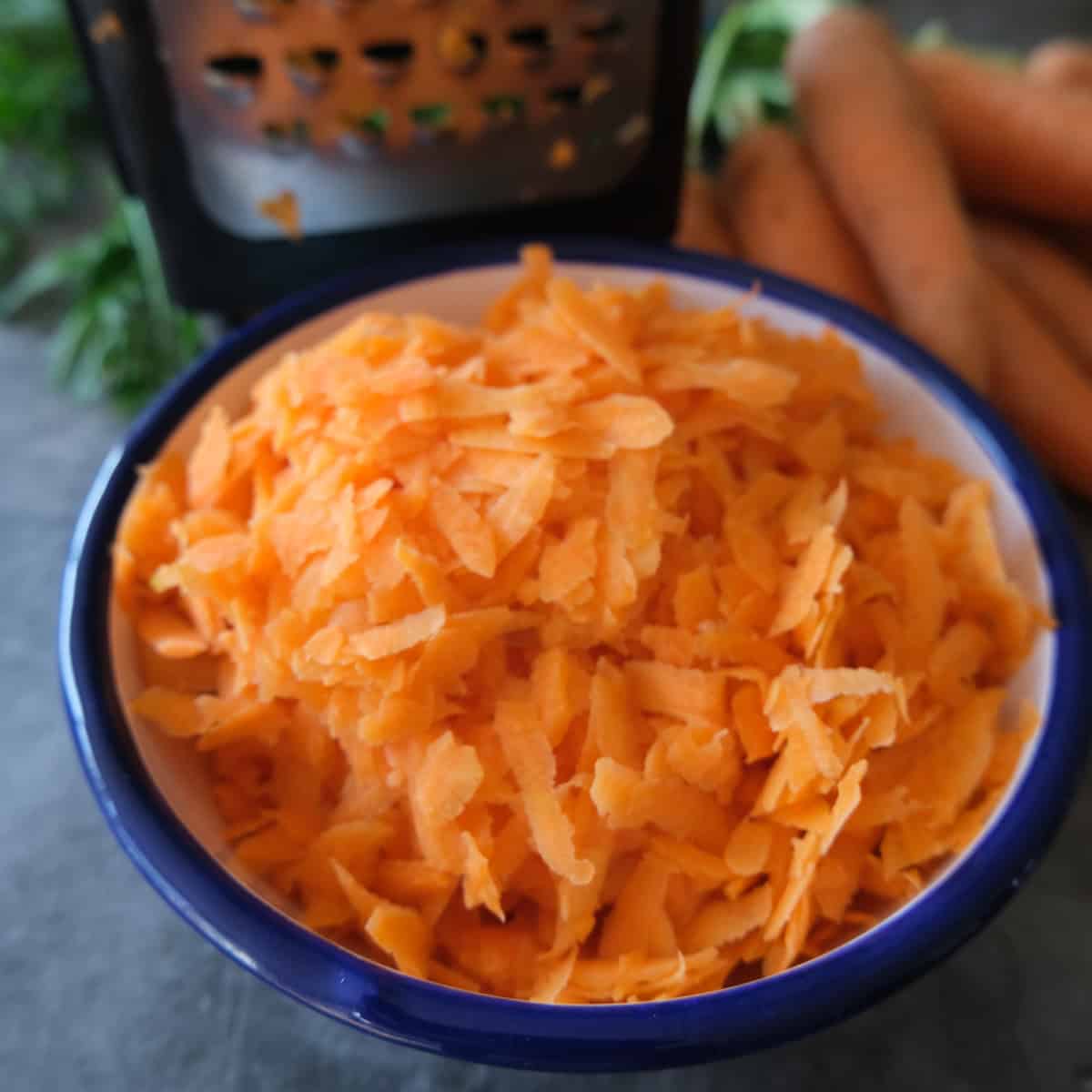 grated carrots