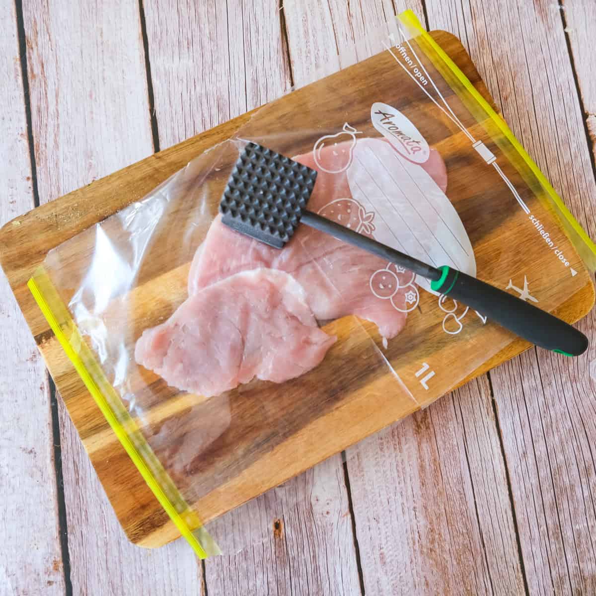 tenderise the meat