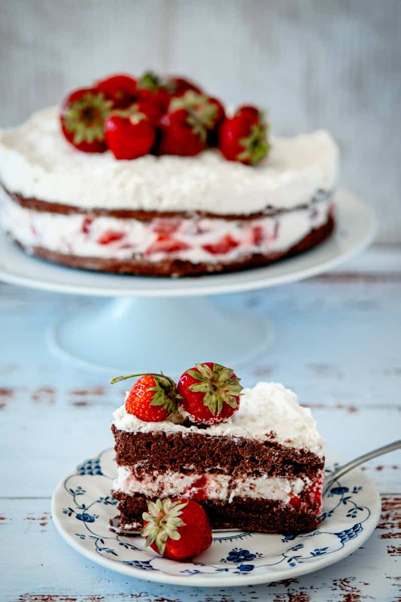 Chocolate Strawberry Cake