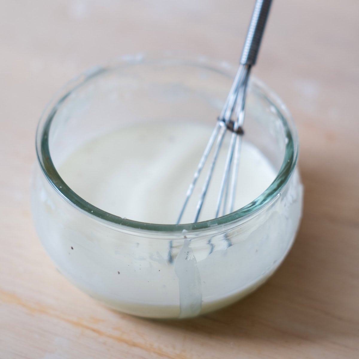 cornstarch mixed with milk