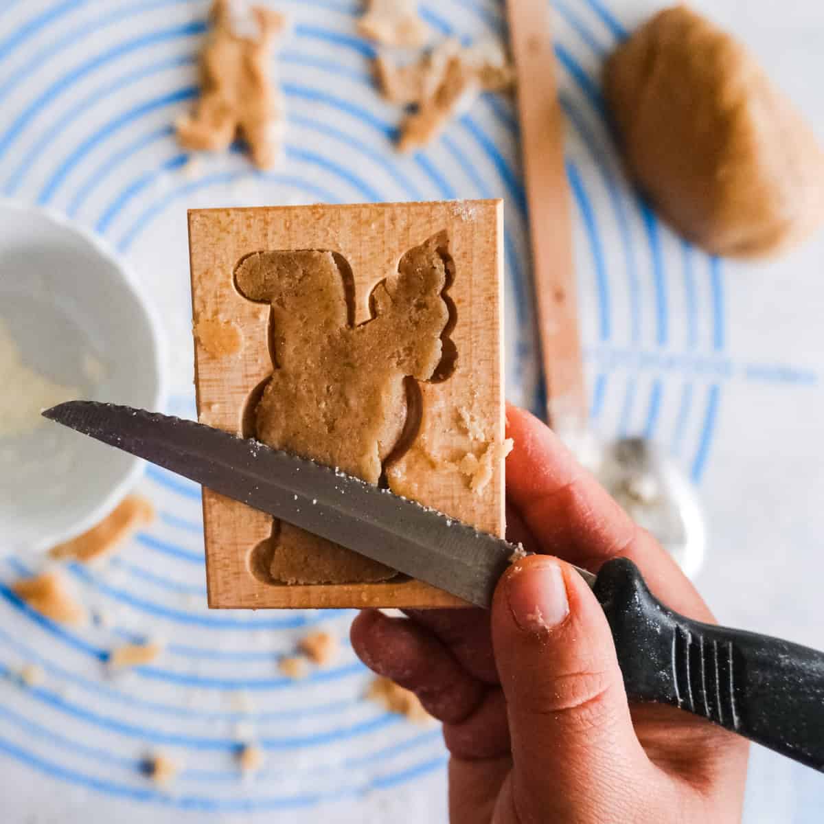 wooden cookie mold for spekulatius