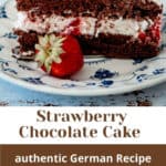 Strawberry Chocolate Cake with Greek Yoghurt Filling